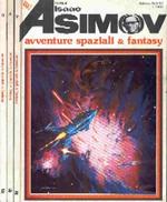 Rivista di Isaac Asimov - Avventure Spaziali & Fantasy - COLLANA COMPLETA di 4 Volumi
